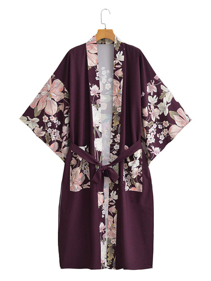 All In One Polyester Loose Kimono Gowns 4