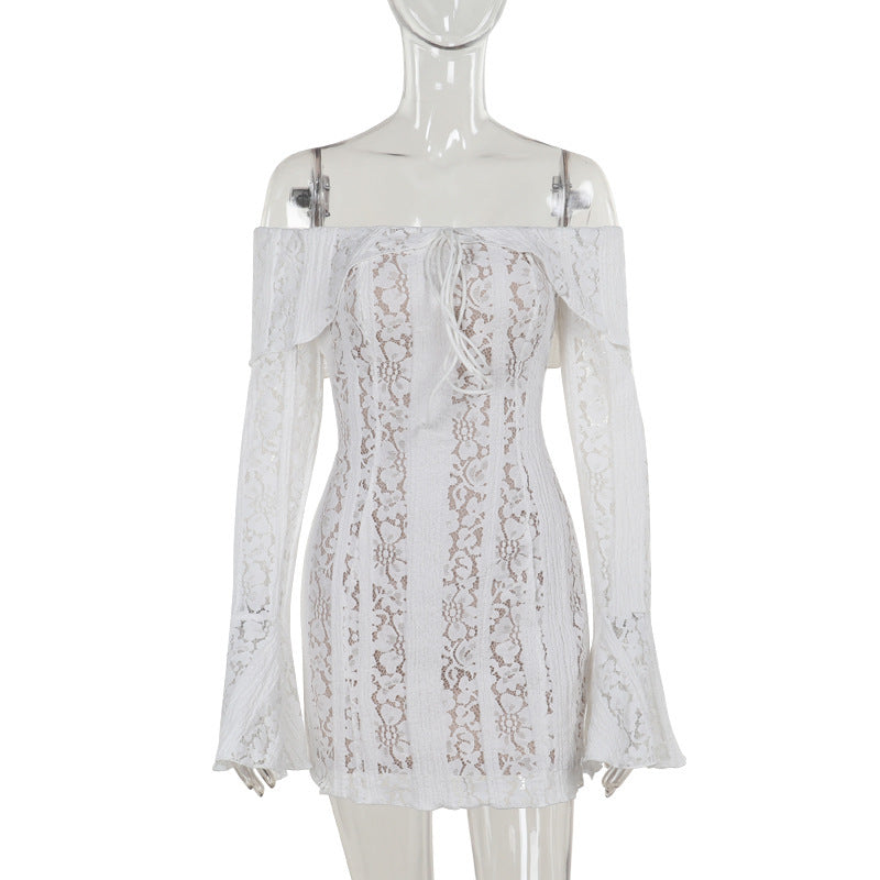 Reverie Off-Shoulder Dress - White