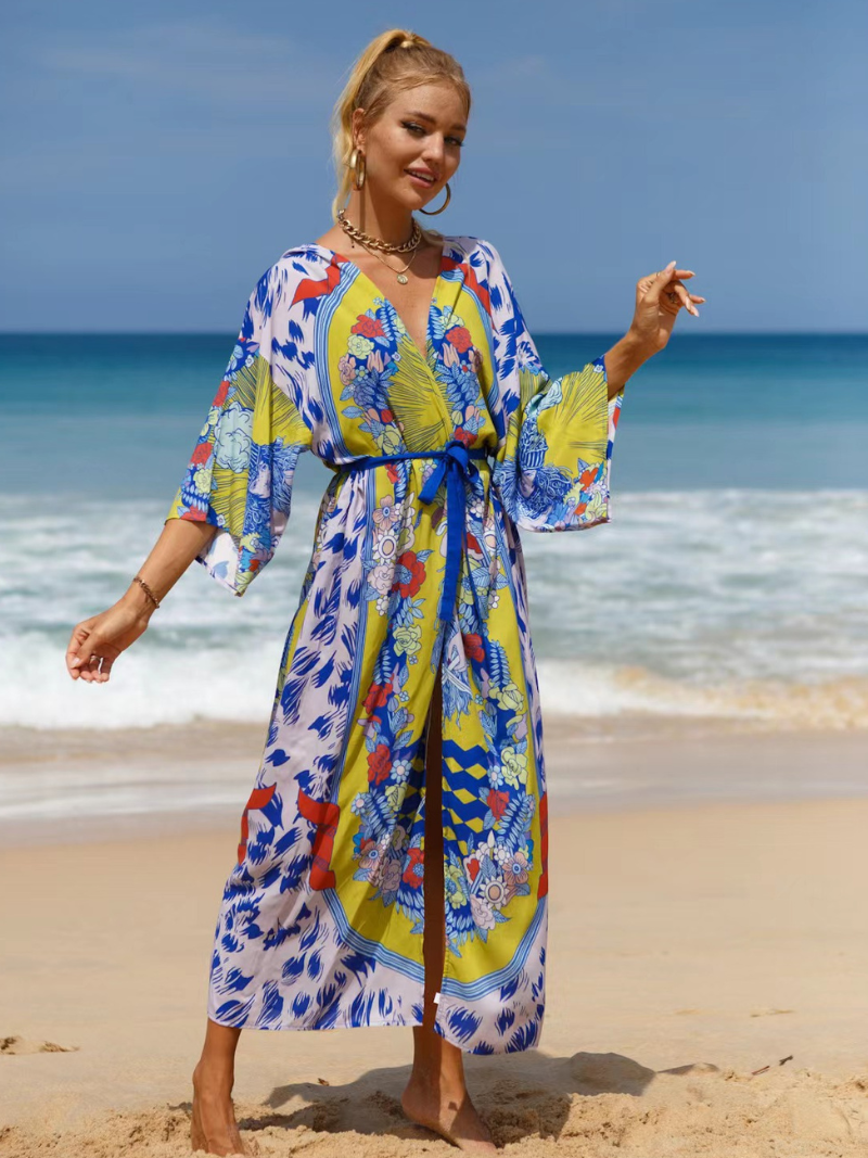 All You Need;s Cotton Multicolor Kimono Jacket 3