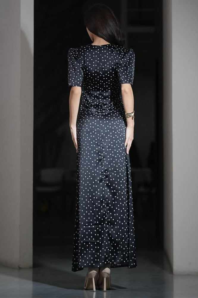 Deep V-Neck Lace Dress