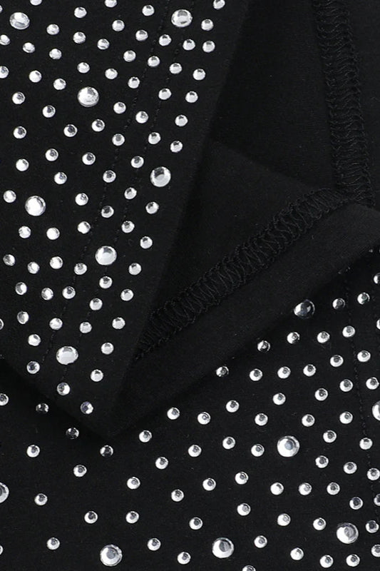 Halter Rhinestone Bodycon Party Dress