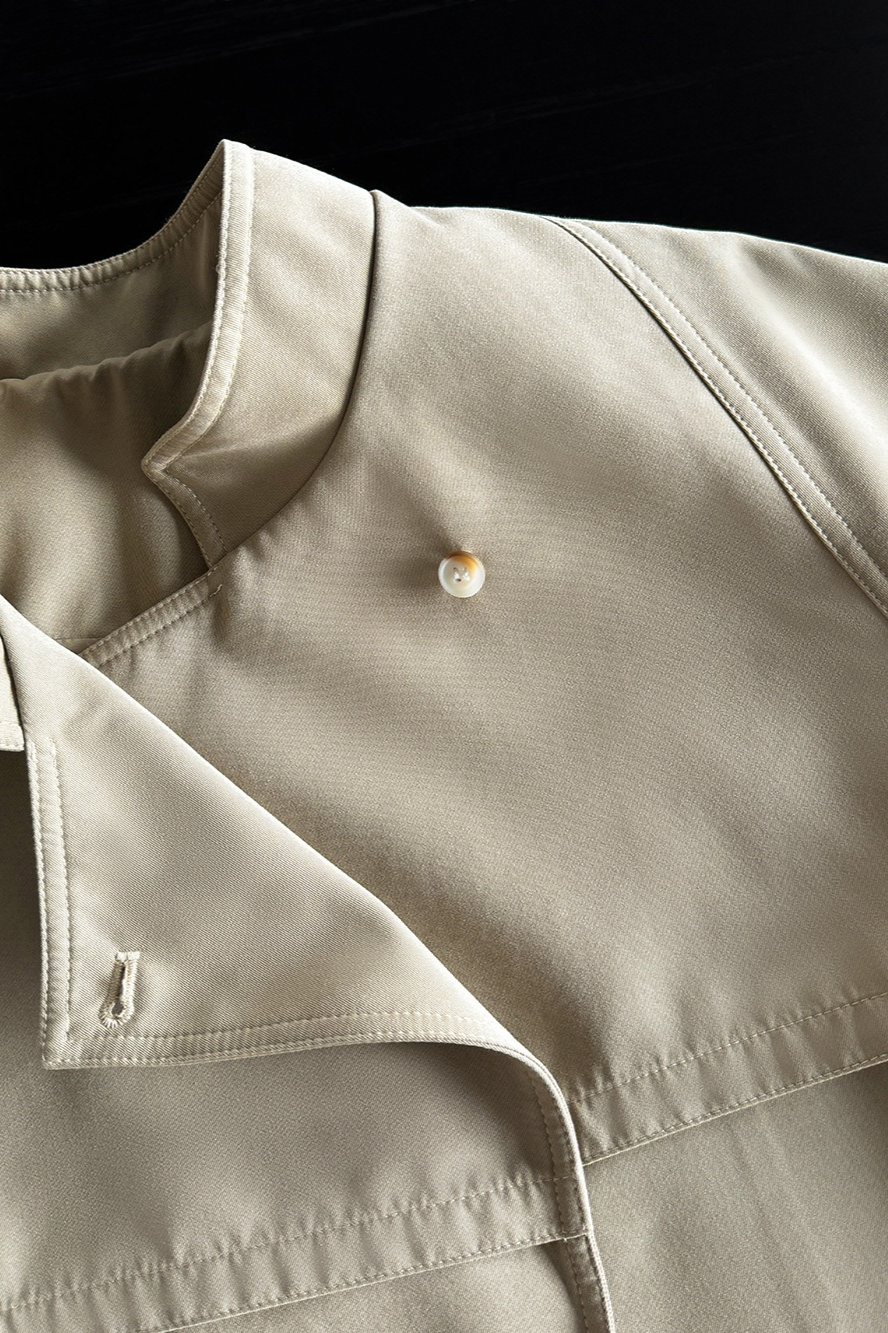 Vintage Lapel Long British Slouchy Casual Overcoat - Fashionpara