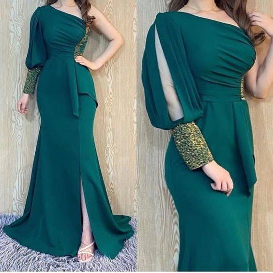 Graduation dress Green Prom Dresses Formal Wedding Evening Party Dresses For Graduation