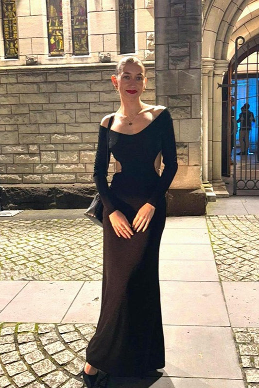 Chic Chain Accent Party Dress