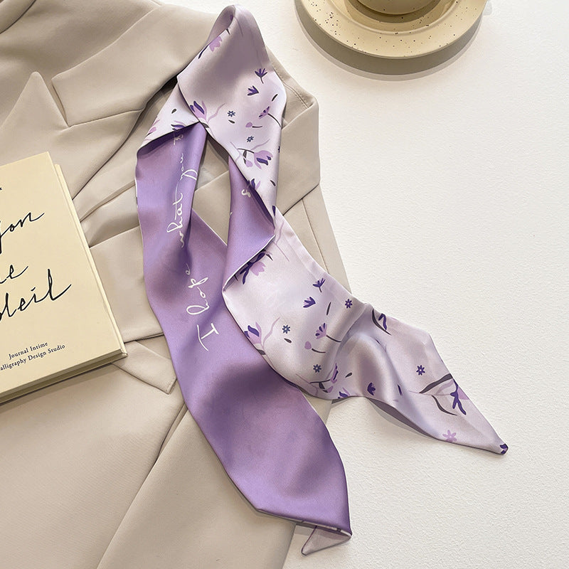 Vintage Silk Scarf  headband