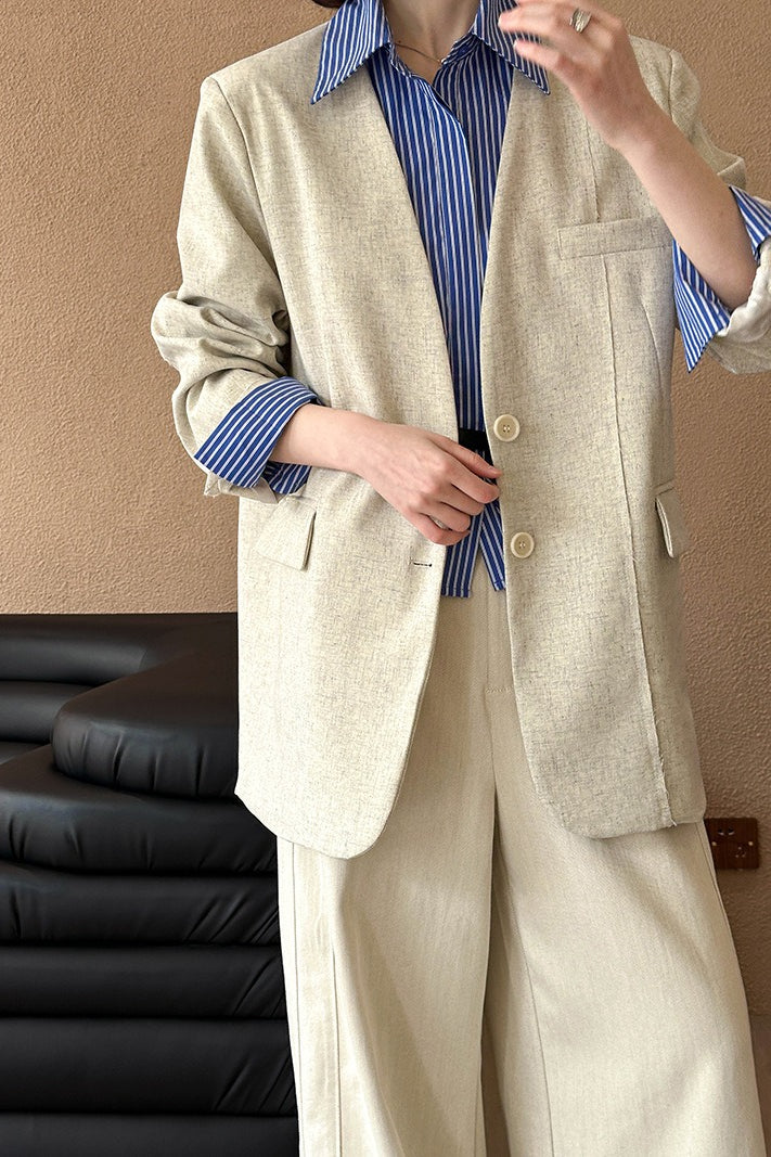 Casual V-Neck Blazer 6