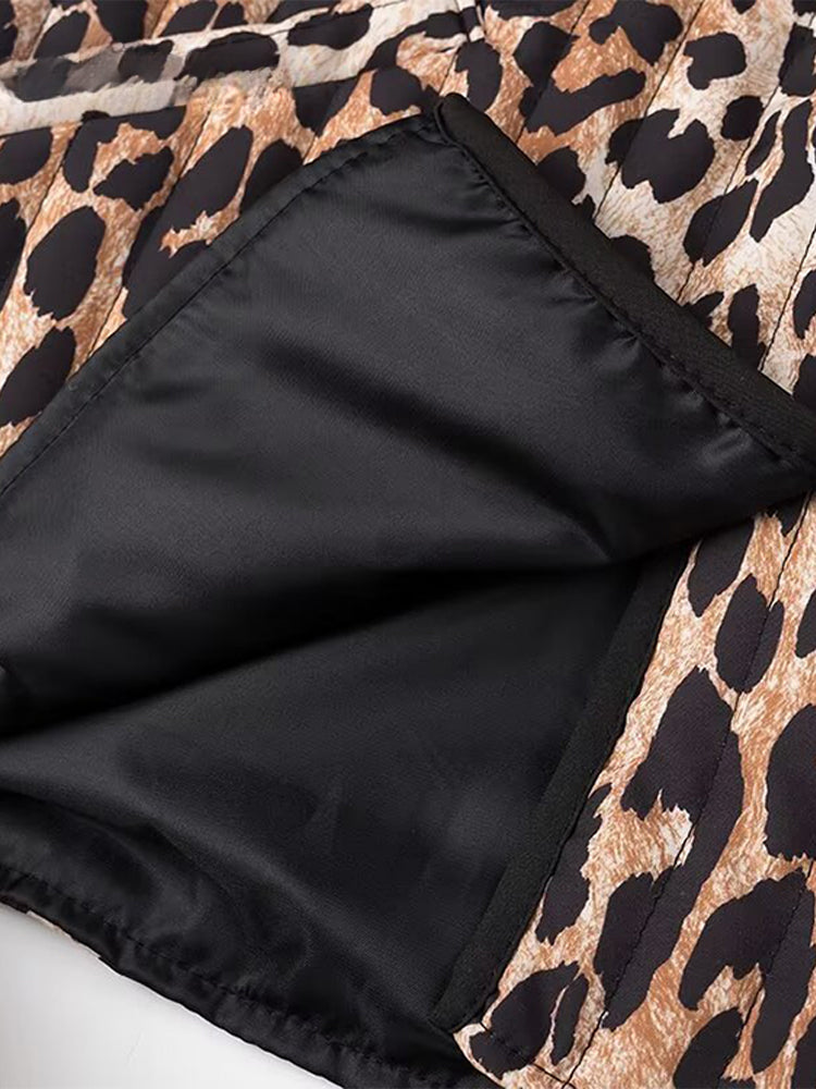 Winter Leopard Print Jacket 4