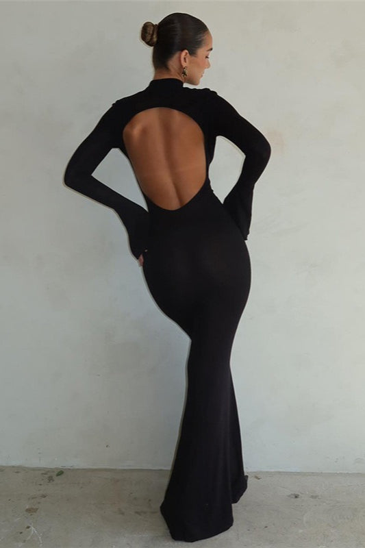 Low-Back Bodycon Party Dress