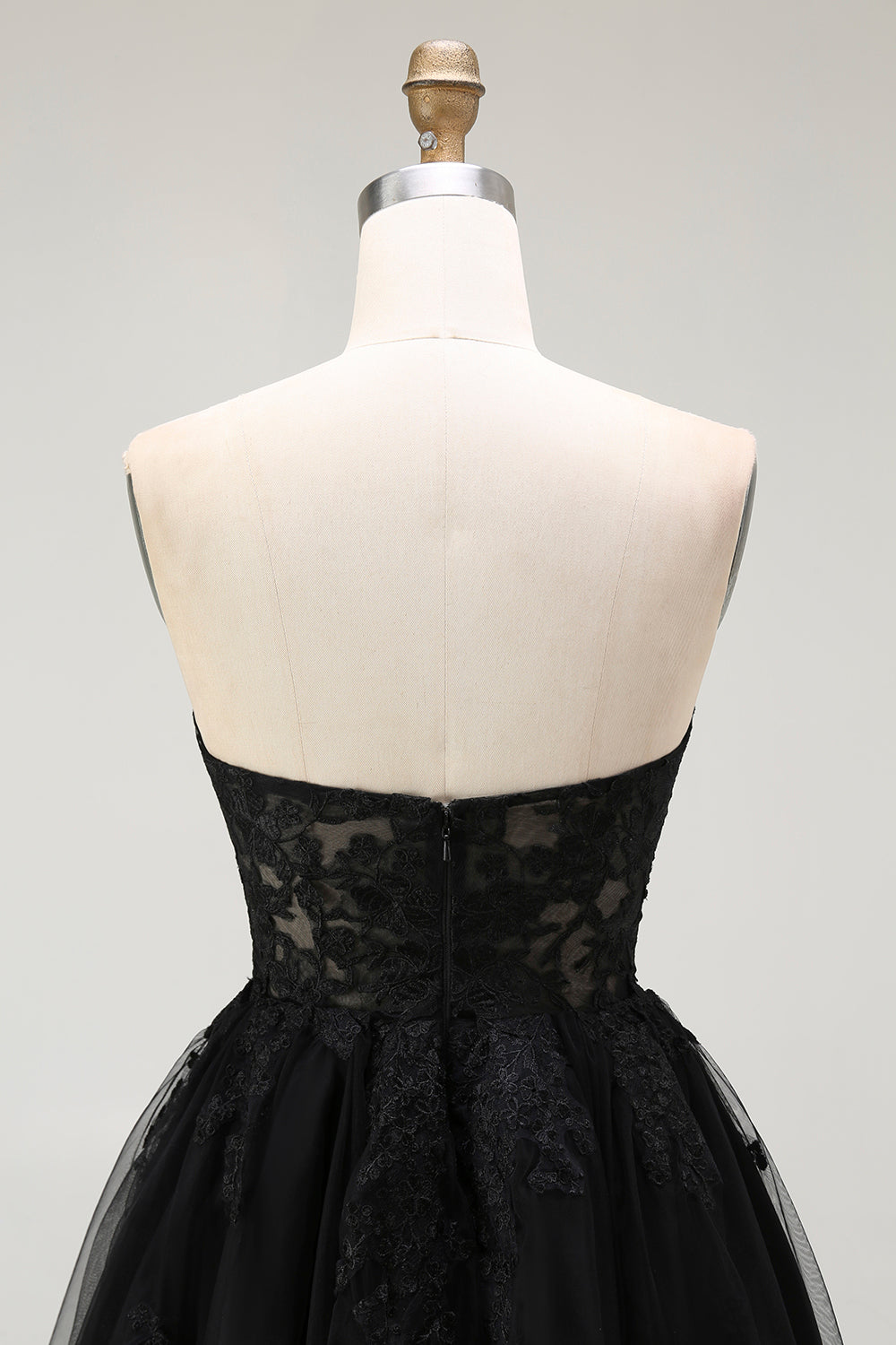 Black Corset A Line Sweetheart Short Homecoming Dress