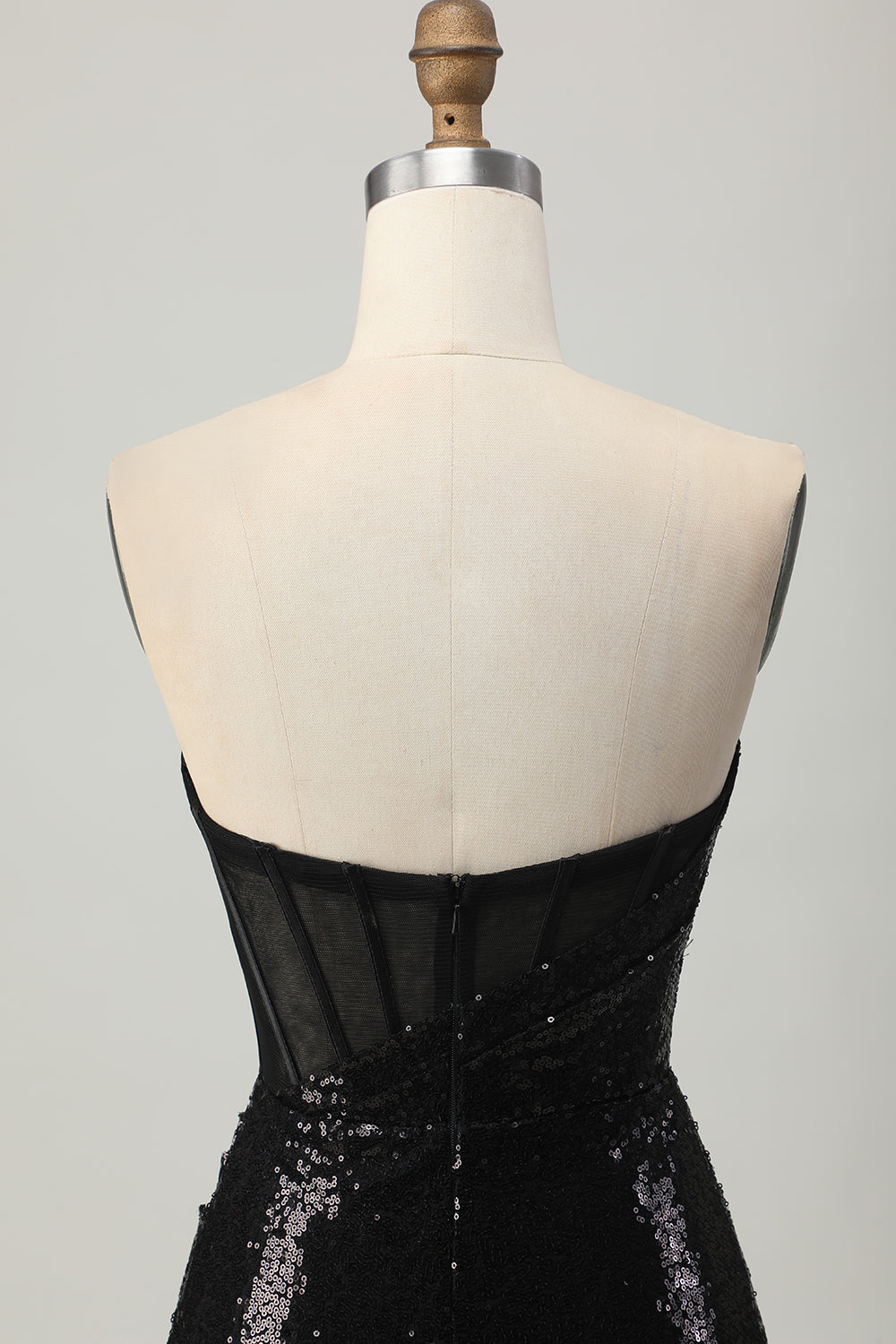 Sparkly Black Sequins Sweetheart Tight Short Homecoming Dress