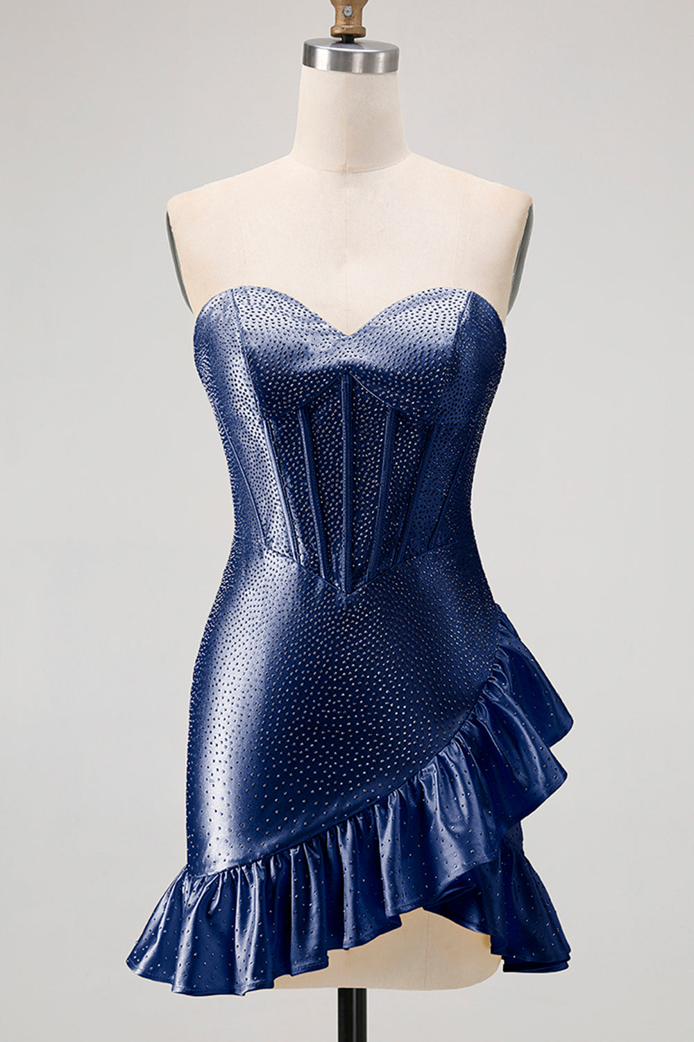 Sparkly Yellow Corset Sweetheart Short Homecoming Dress with Beading