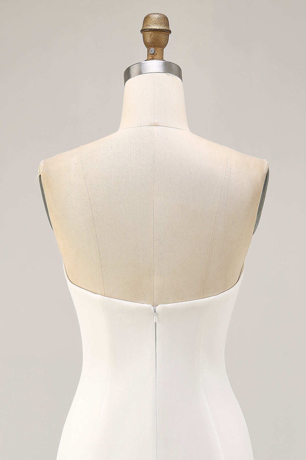 Sparkly White Floral Strapless Short Tight Homecoming Dress with Sequins