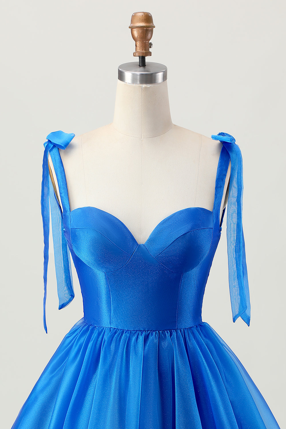 Simple Royal Blue A Line Short Homecoming Dress