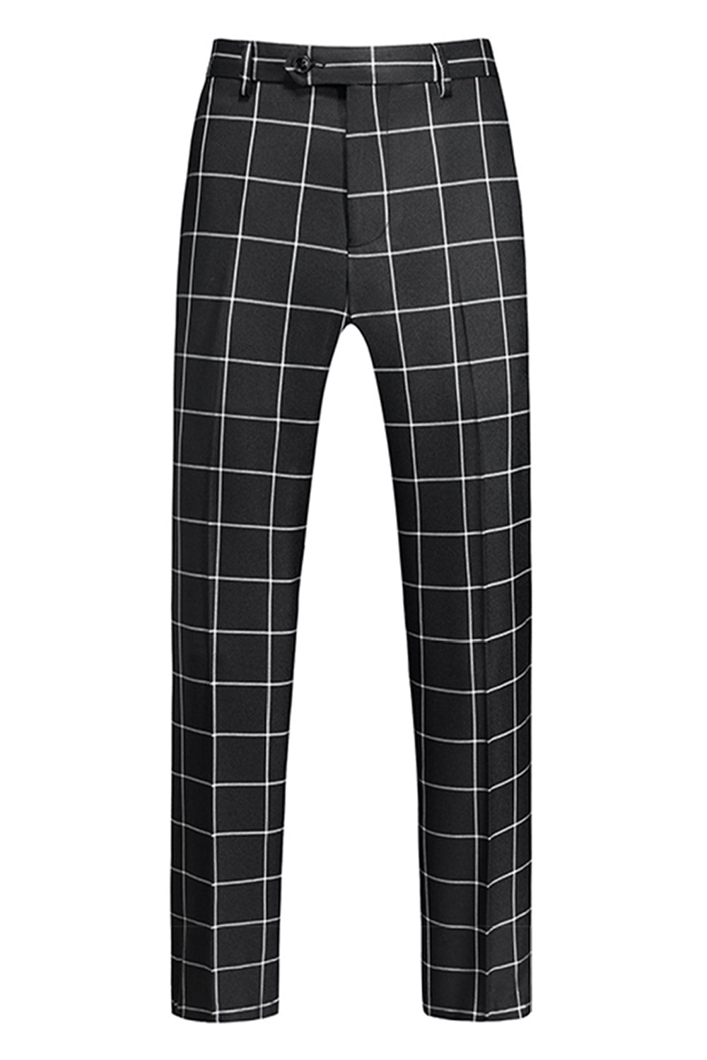 Black Striped 2 Pieces Peaked lapel Men's Prom Suits