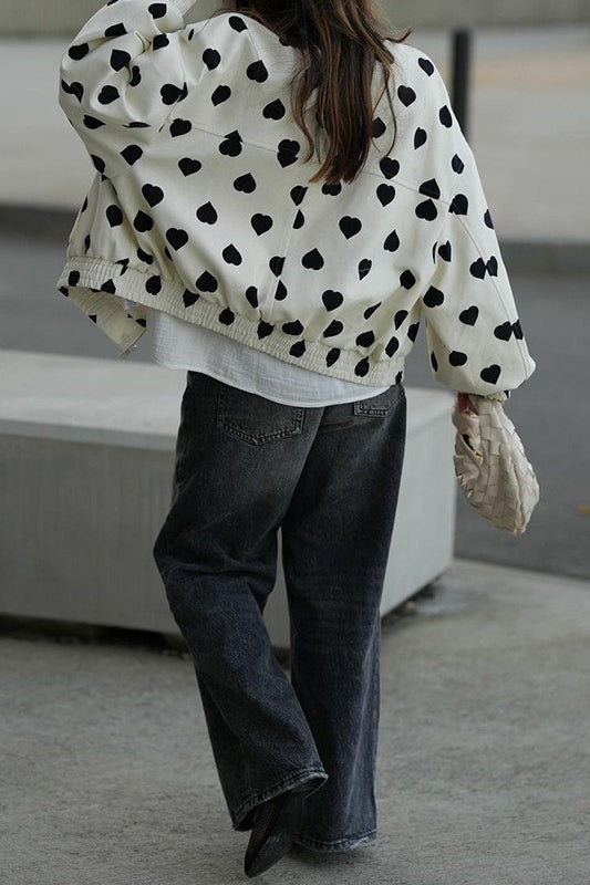 Printed Long Sleeve Jacket