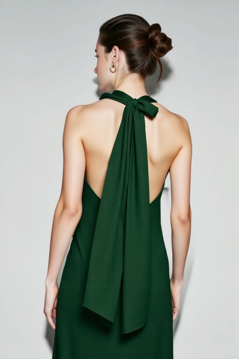 Backless Halter-Neck Dress