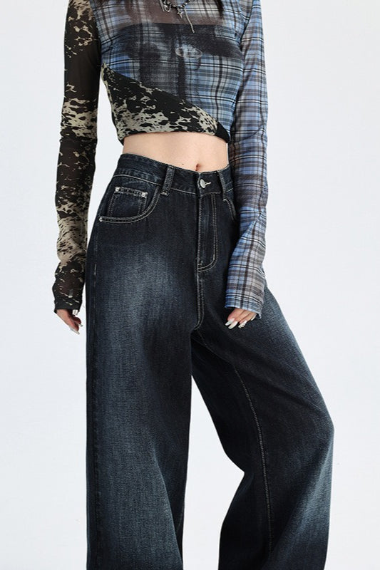 Relaxed Fit Floor Length Jeans