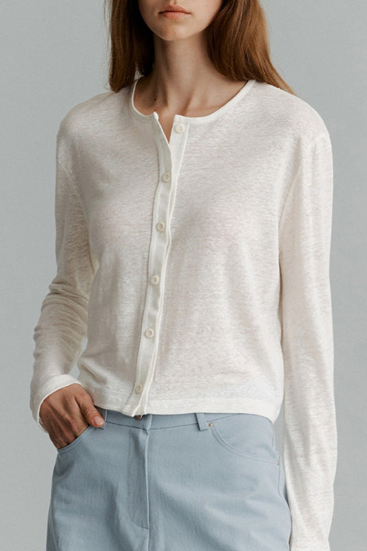 Stylish Buttoned Knit Cardigan for Effortless Layering