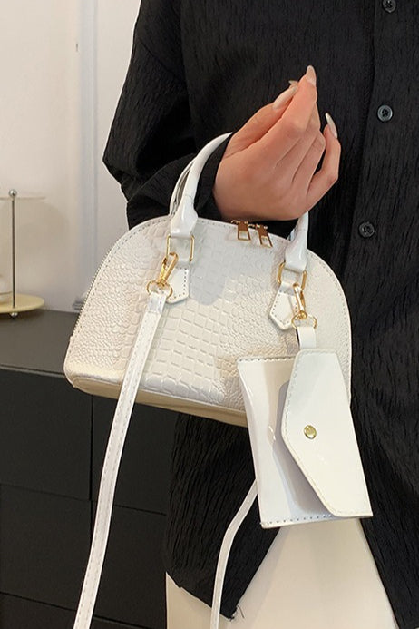 Minimalist PU Shell Small Crossbody Bag