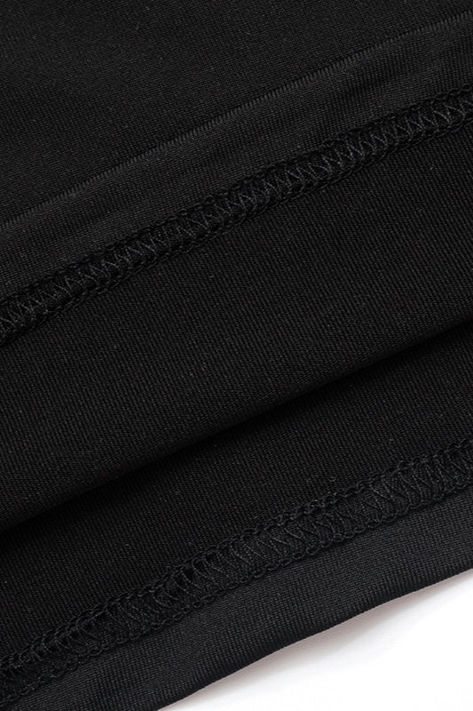 Polka Dot Backless Short Sleeve Crop Top - Fashionpara