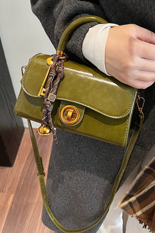 Red Square Mini Bag Handheld Shoulder Crossbody Bag