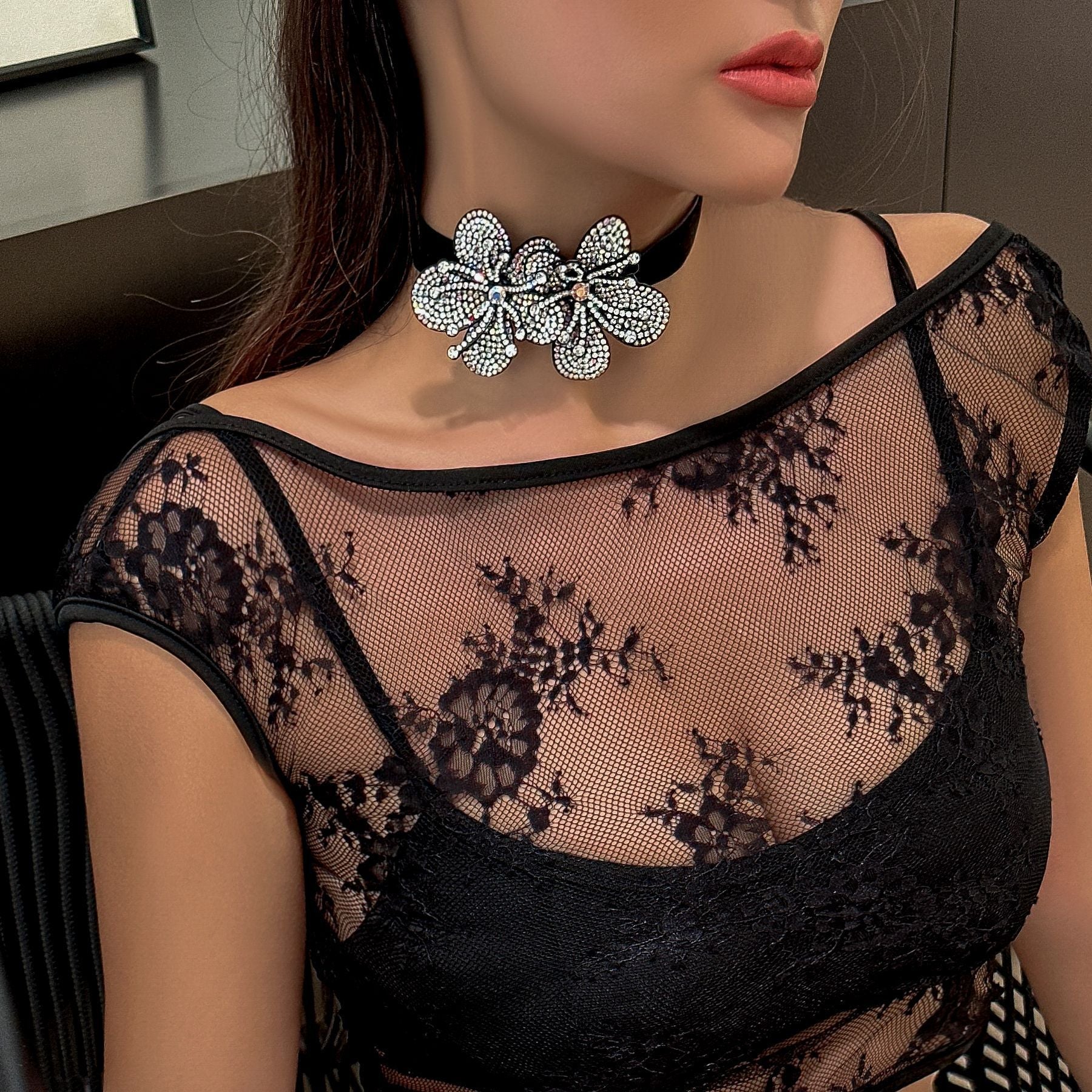 Rhinestone  Necklace