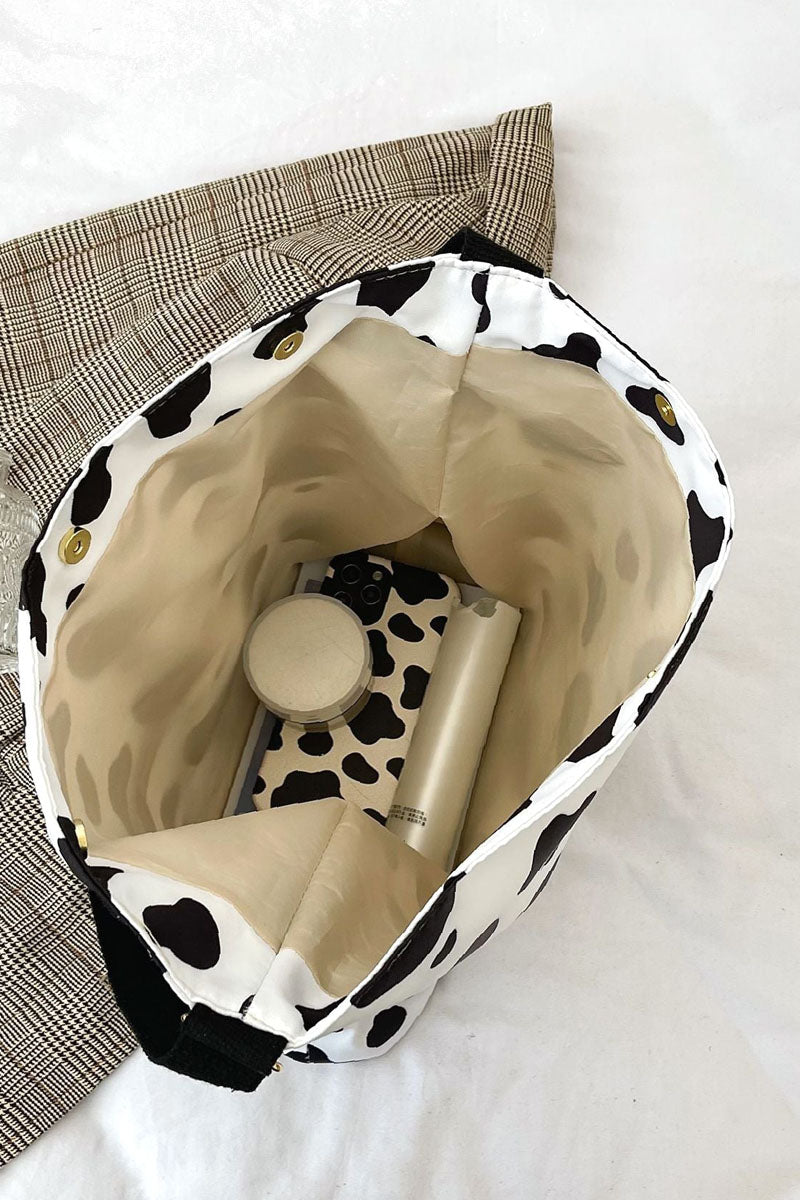 Cow Print Crossbody Bag - Fashionpara