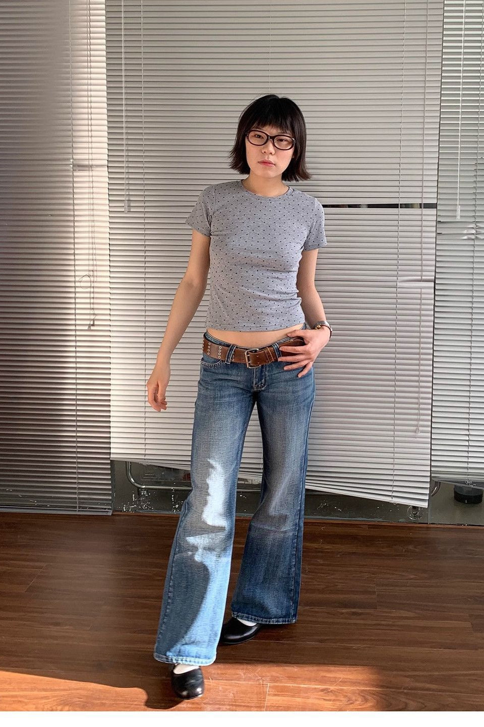 Low Rise Vintage Flare Jean