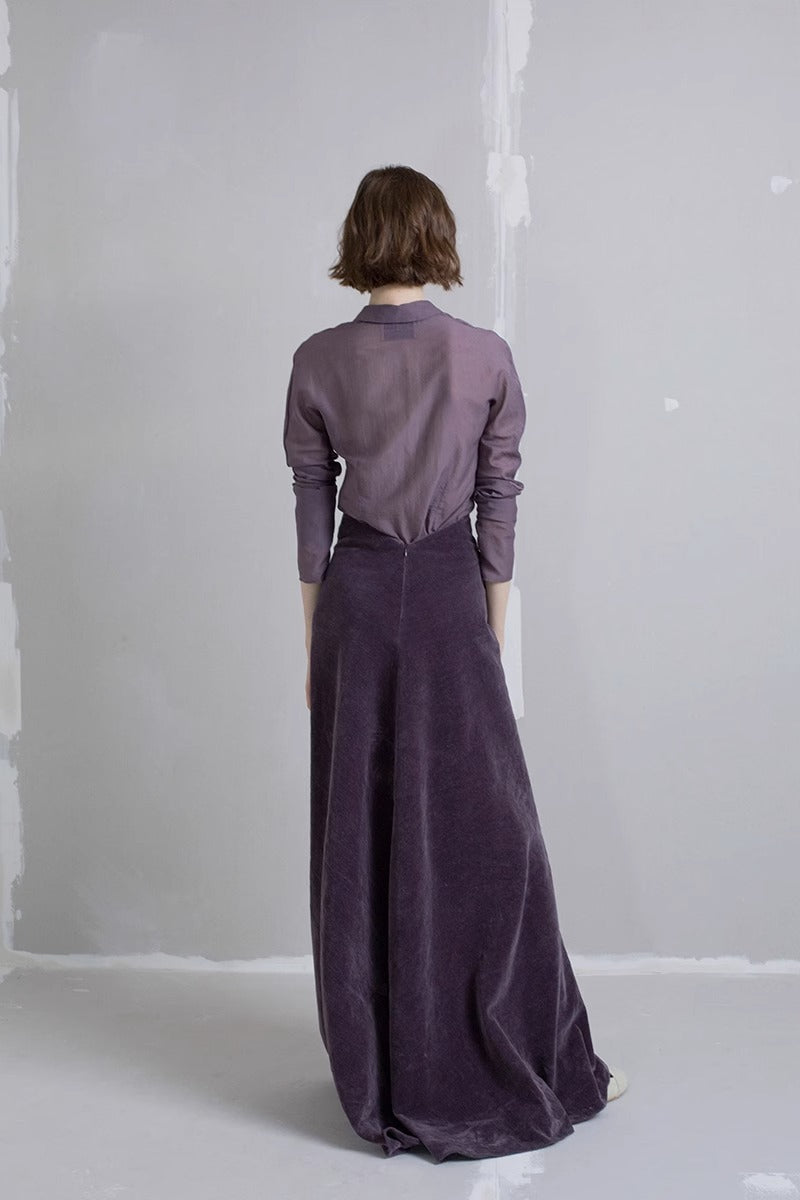 Collared Fine Cotton Blouse