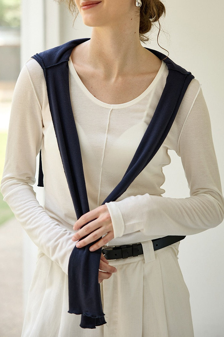 Thermal Blend Slim Knit Top