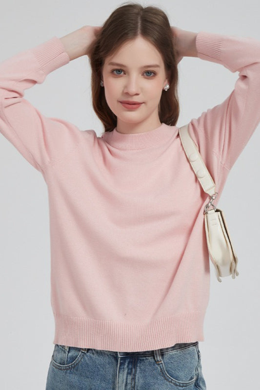 Cotton Solid Shell Knit Top