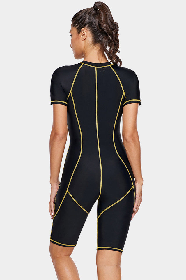 Sun Protection One Piece Swimsuit - Fashionpara