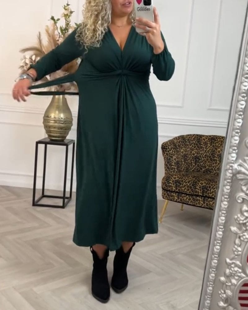 Lace Square Neck Corset Waist A-Line Midi Dress - View 5