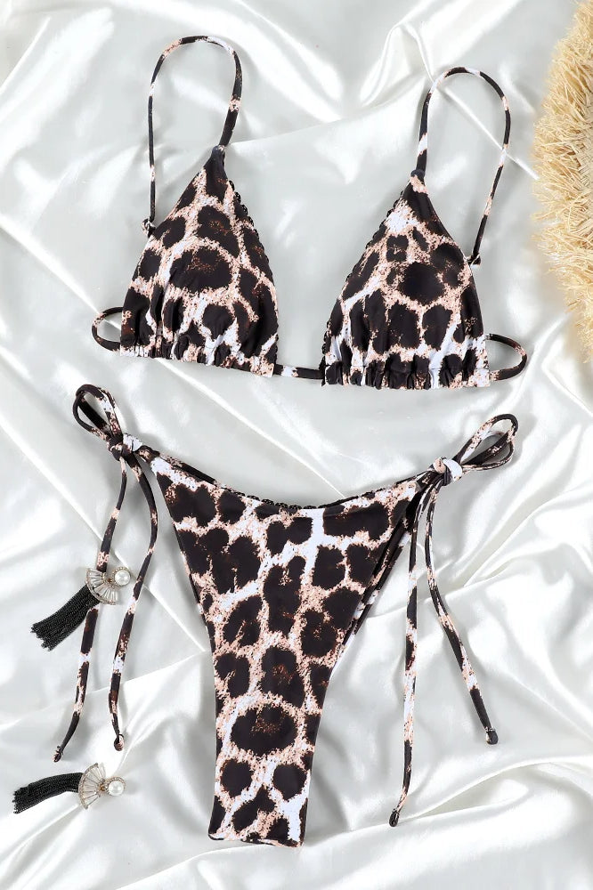 Sexy Leopard Bikini Set