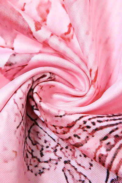 Paisley Print Backless Strappy Bodycon Maxi Dress
