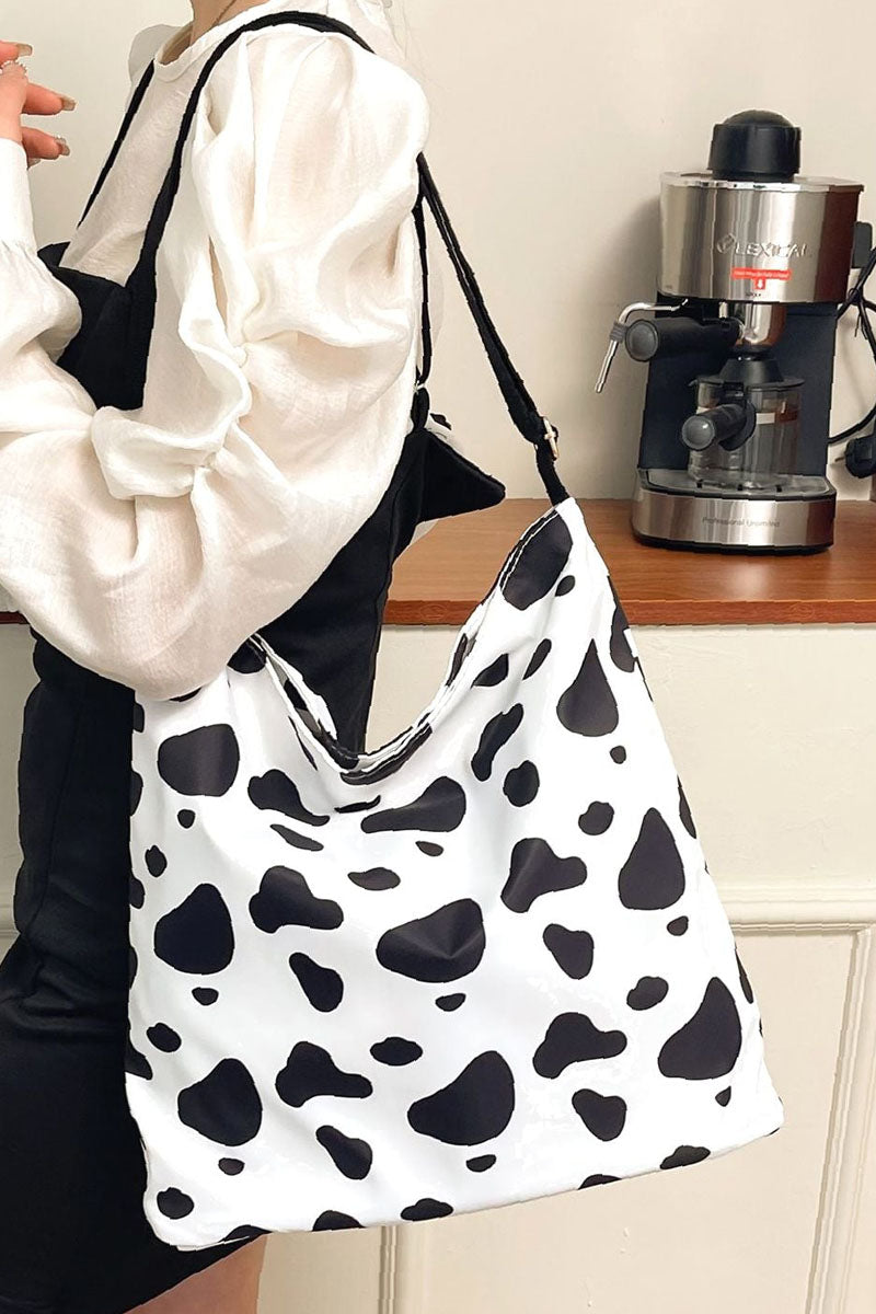 Cow Print Crossbody Bag - Fashionpara