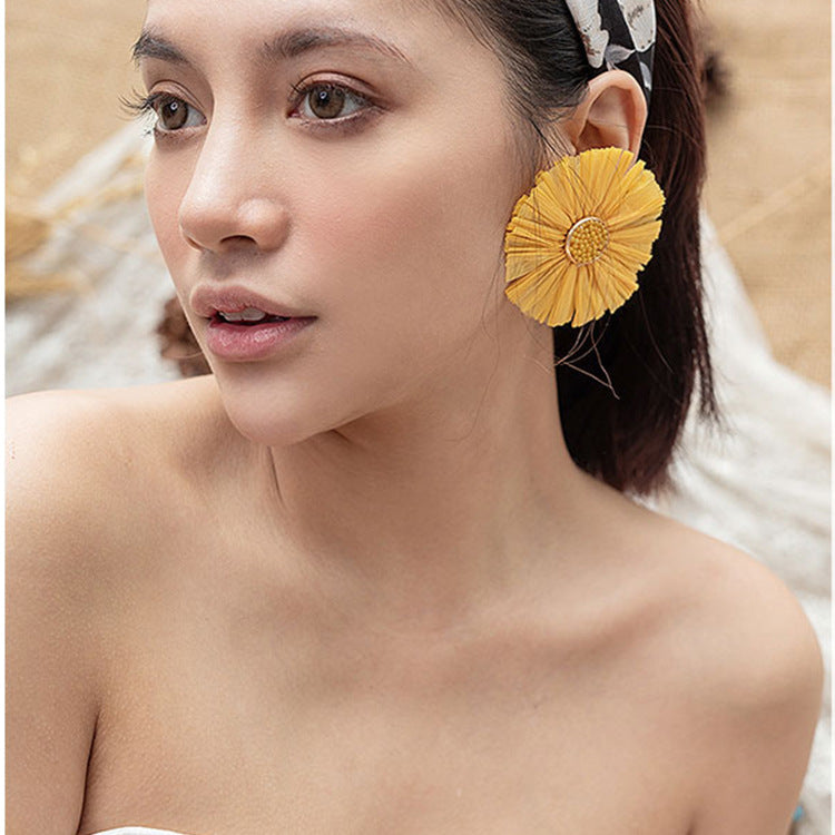 Raffia Earrings