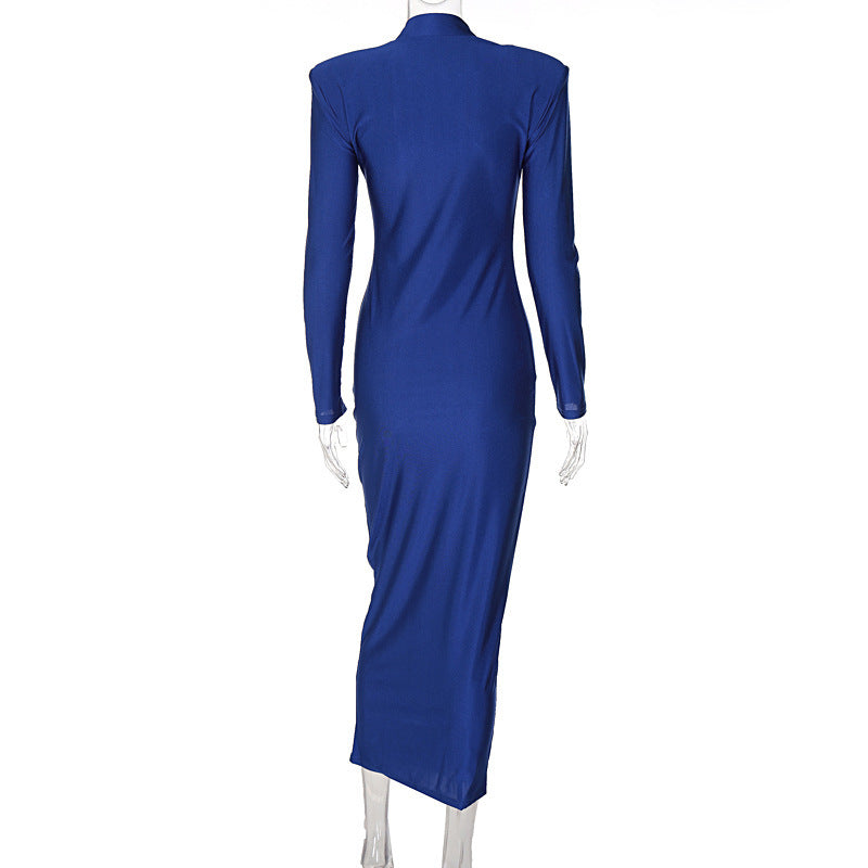 Helena Midi Dress - Blue