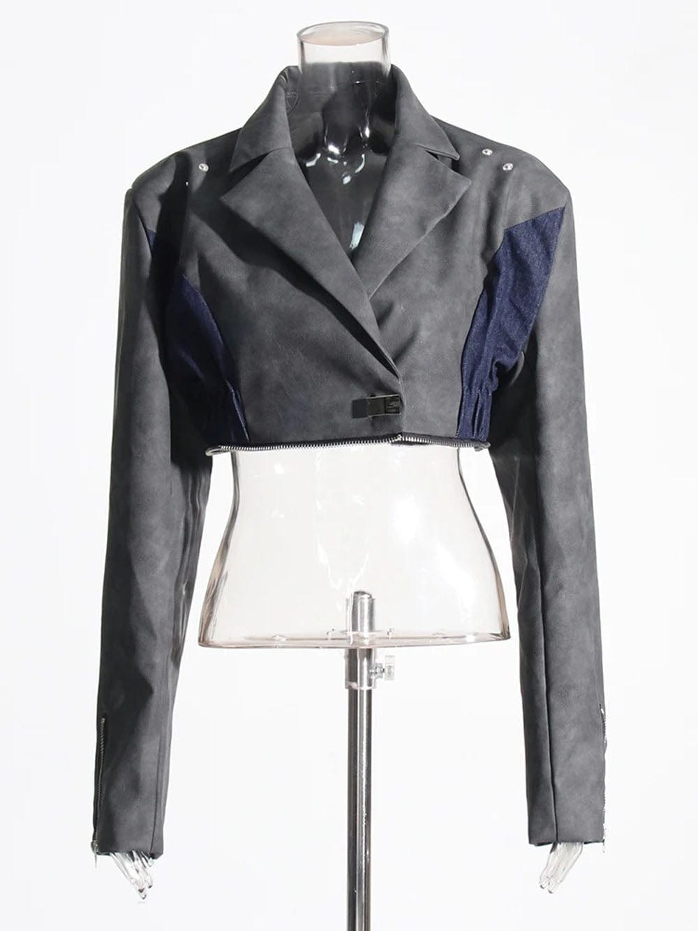 Zipper Blazer - Fashionpara