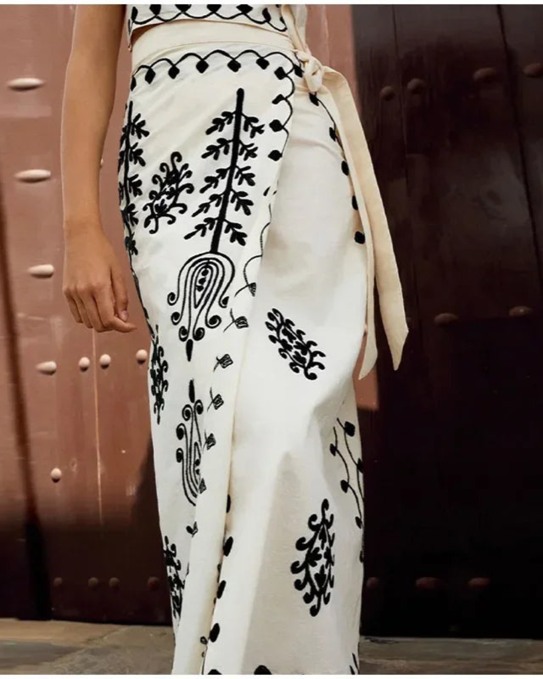 Mafalda Crop Top & Skirt Set - Fashionpara