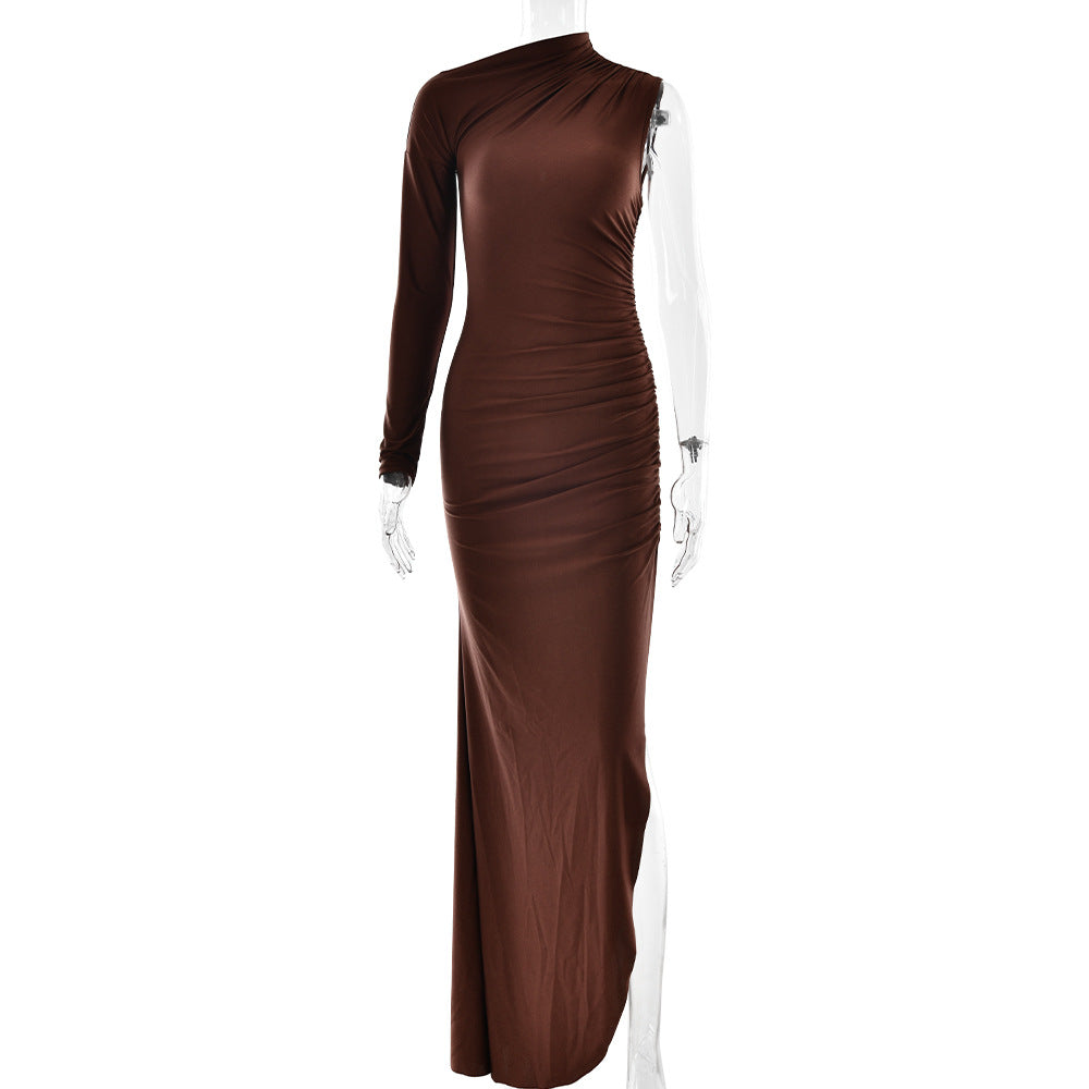Cerva Maxi Dress - Brown