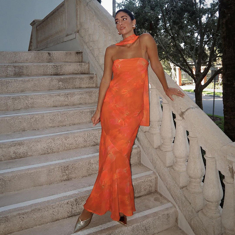Sunshine Dreams Maxi Dress - Orange