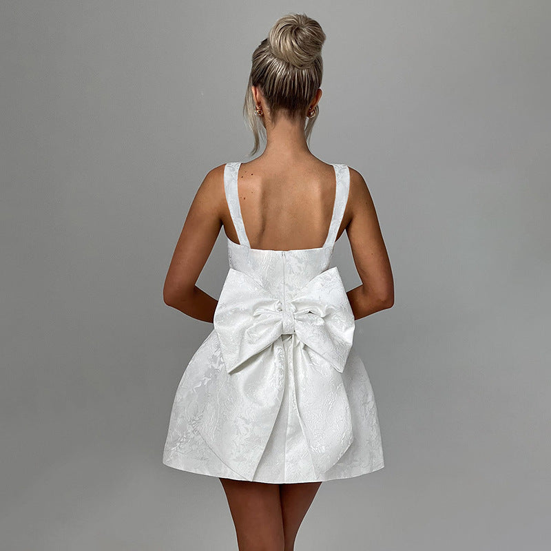 Moriyon Mini Dress-White