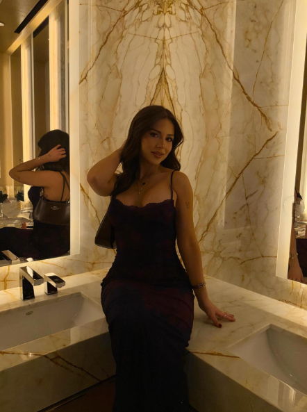 Elegant Spaghetti Straps Burgundy Satin Print Floral Sheath Long Evening Dress Birthday Party Dress D1822