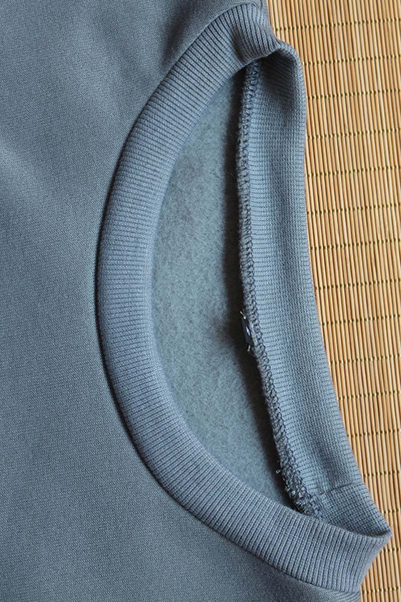 Florcoo O Neck Stitching Tops - Fashionpara