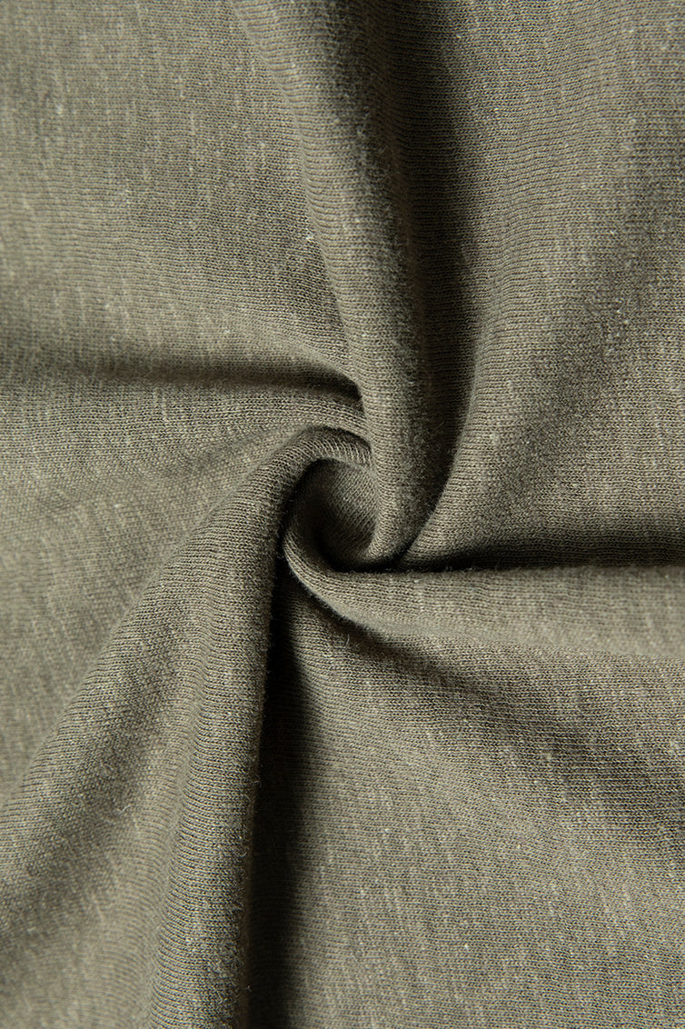 PrincessAce Textured Pleated Cotton Linen Knit Sweater