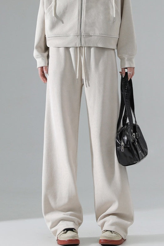 Fleece Lined Relaxed Knit Pants
