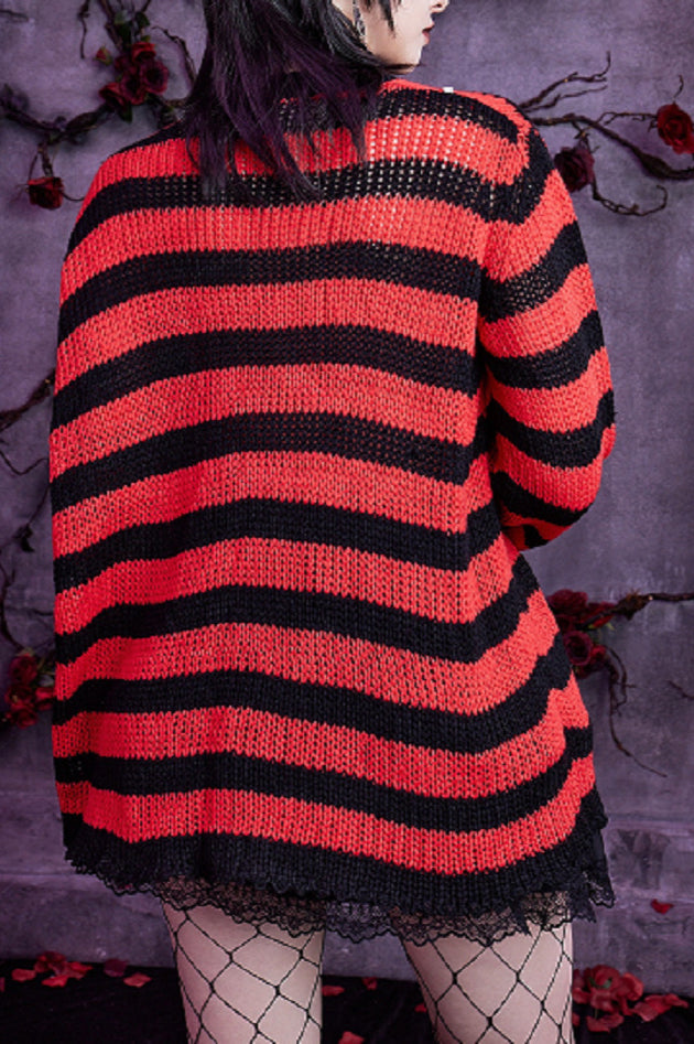PrincessAce Stylish Hollow Knit Halloween Sweater for All