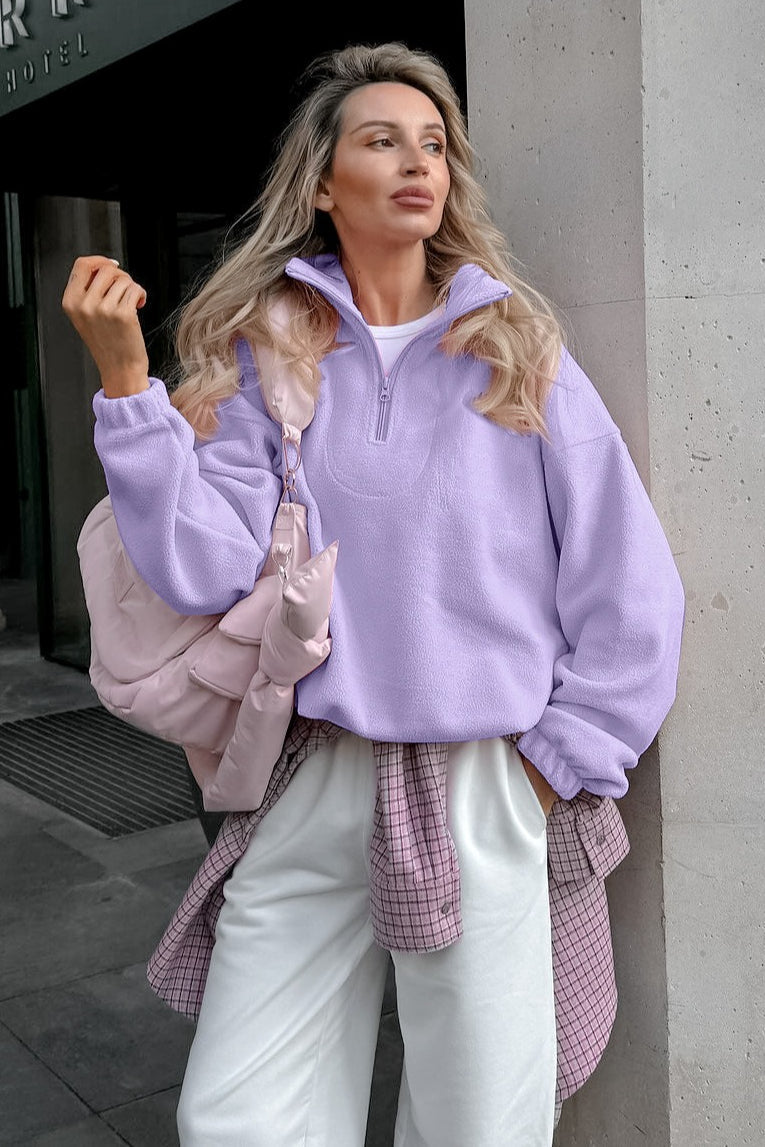 Fleece Quarter Zip Pullover 8