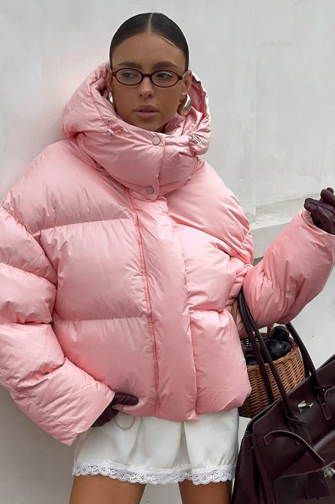 Thick Warm Hooded Coat - Fashionpara